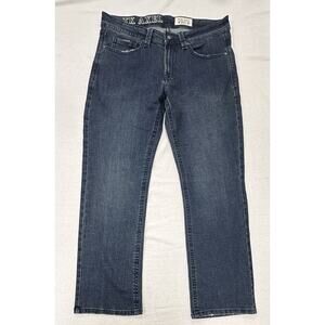 NWT Axel Jeans Men's 32X32 Slim Boot Cut Stretch Comfort Thick Stitch Denim